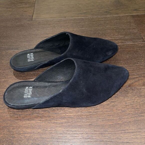 NWOB Eileen Fisher Slip On Mules - Picture 3 of 7